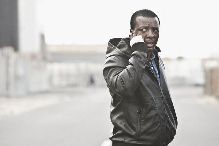 14April-Sizwe speaks to Legama near Gangster truck-36